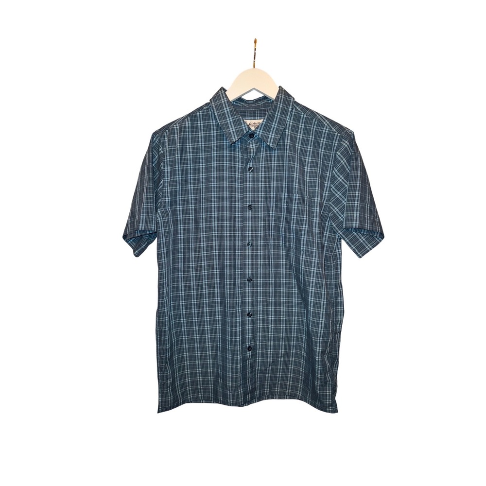 Marmot Mountain‎ Works Grand Junction Co Plaid Button Up Shirt Men Size Smal